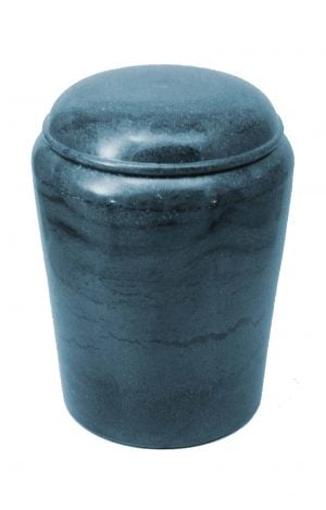 Bio Urne marmoriert blau grau kaufen schön edel