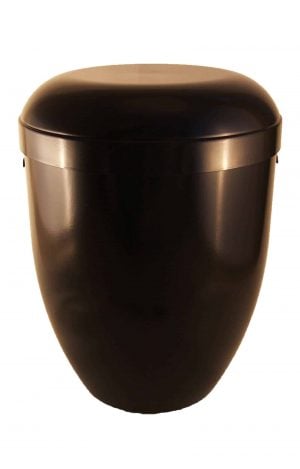 Bio Urne glänzend schwarz kaufen schön ✔