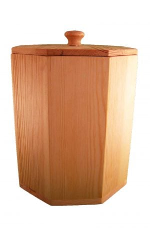 ✟ ✟ ✟ Holzurne geölt - edle Urne aus Holz Fichte - Holzurnen öko - Urnen kaufen ✔