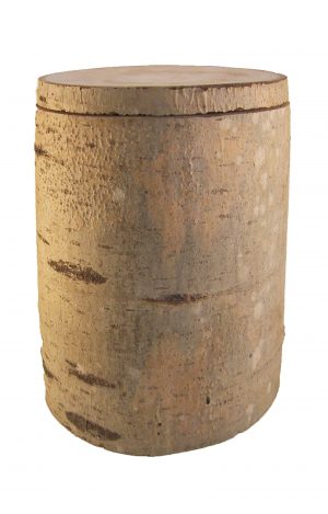 Biourne aus Baumstamm Urne Pappel- natur Bestattungsurne aus Pappelholz - Holzurne kaufen
