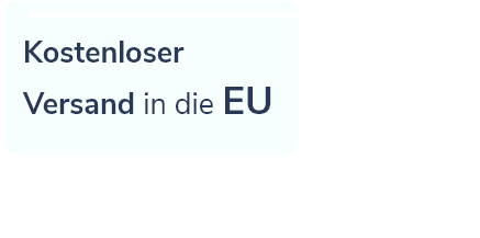 Kostenloser Versand in die EU - white