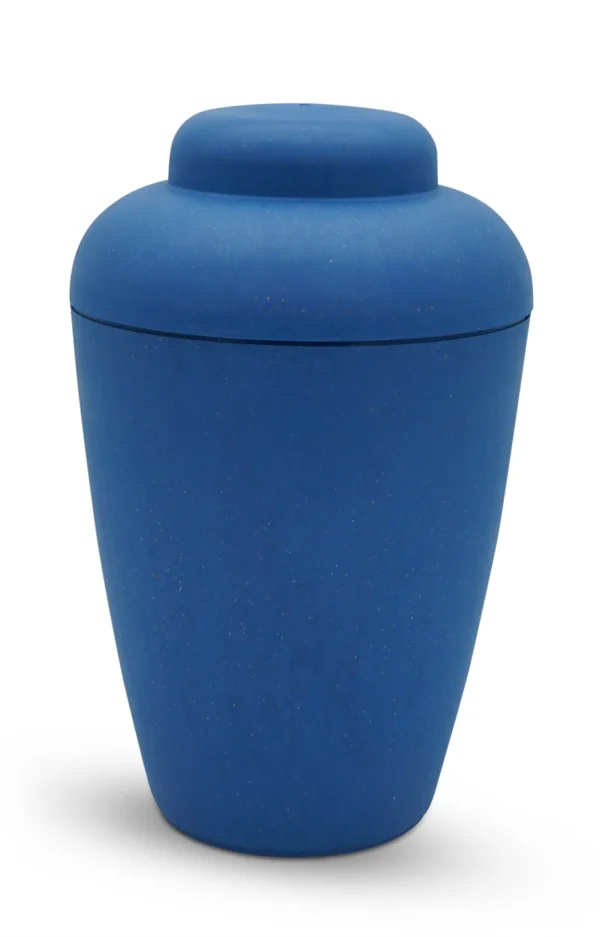 Bio Urne Vale blau