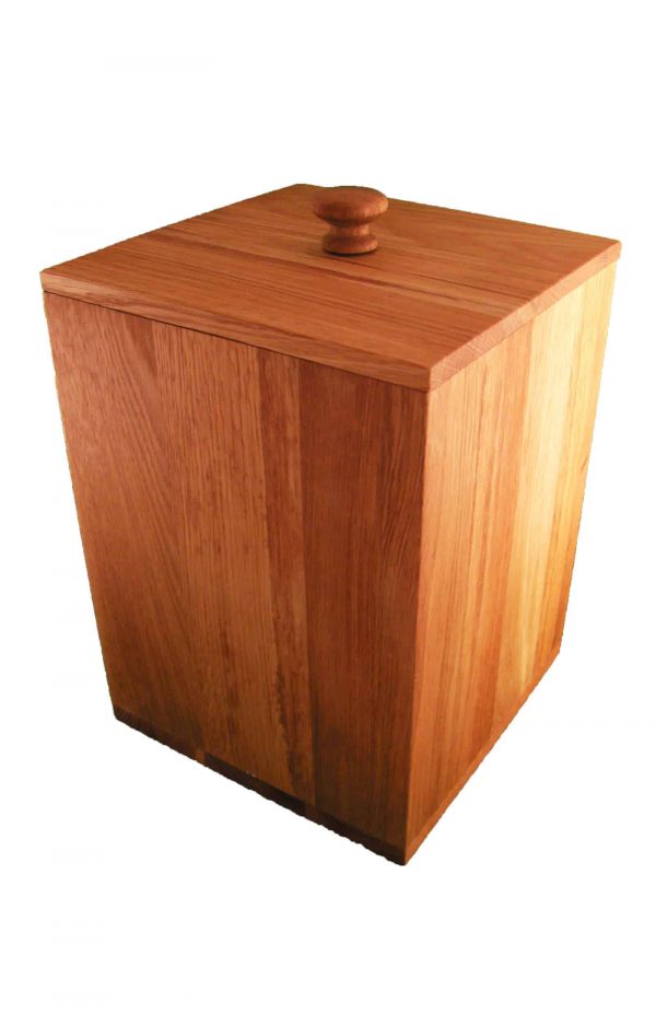 ❖ Holzurne Urne aus Holz Eiche - geölt rustikal Bio Urne Urnen kaufen ✔