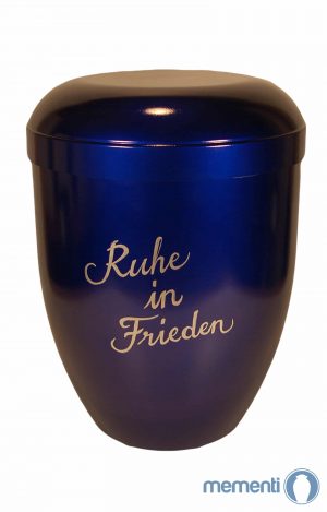 Blaue Urne Ruhe in Fireden