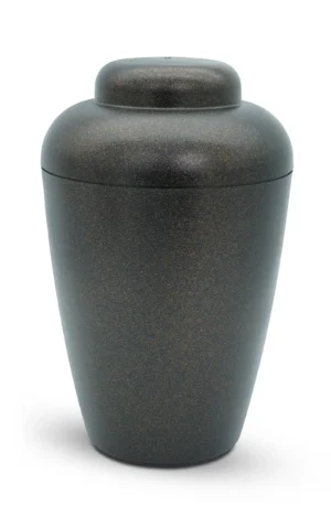 Bio Urne VALE schwarz gold Glitzer