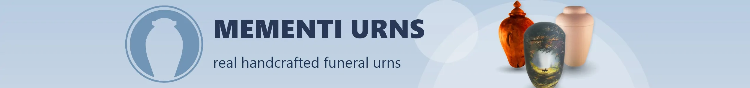 Mementi-Urnen-Banner