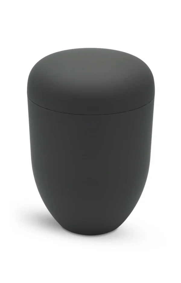 Bio Urne schwarz matt