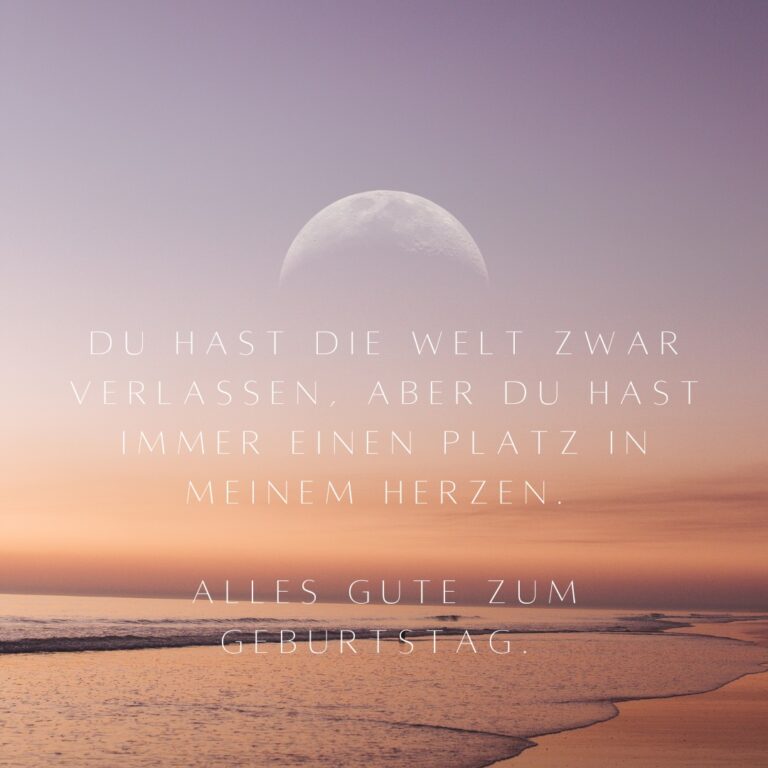 Geburtstagsgru An Einen Verstorbenen