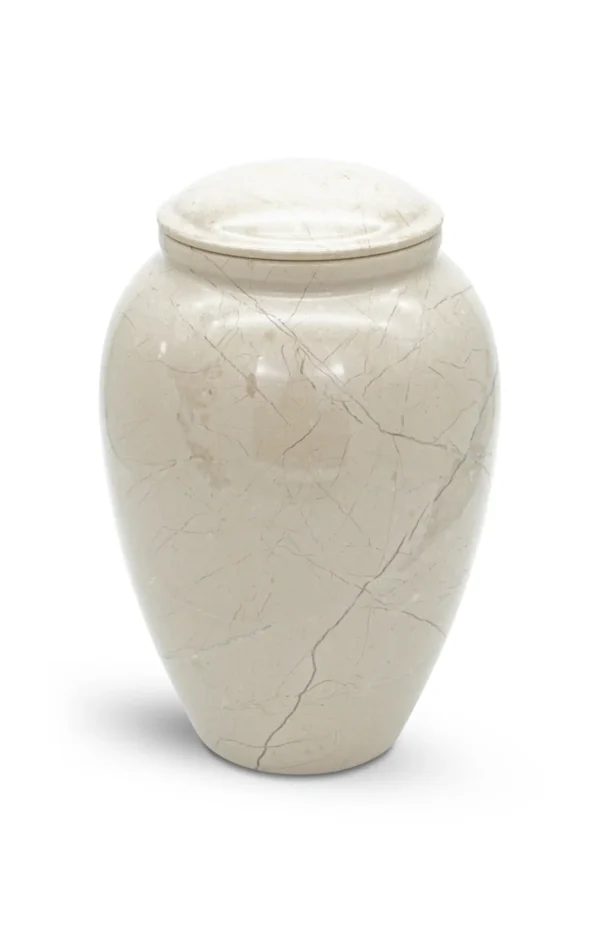 Marmorurne beige