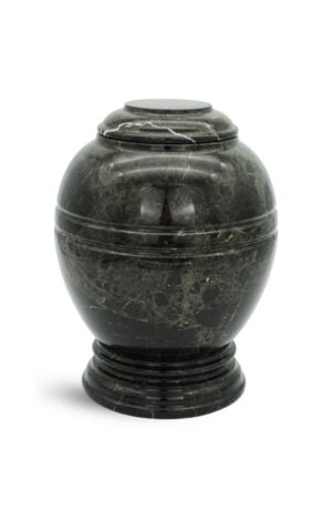 Marmorurne schwarz