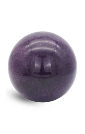 Marmorurne rund lila