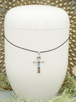 Urnenschmuck Kreuz der Ewigkeit